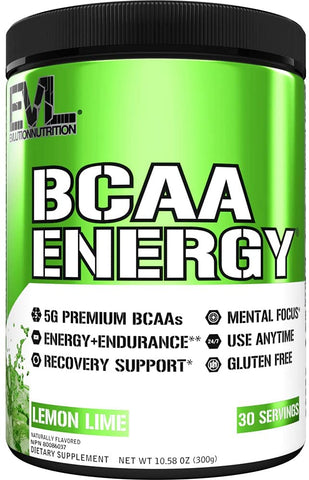 EVLution Nutrition BCAA Energy, Lemon Lime - 300g