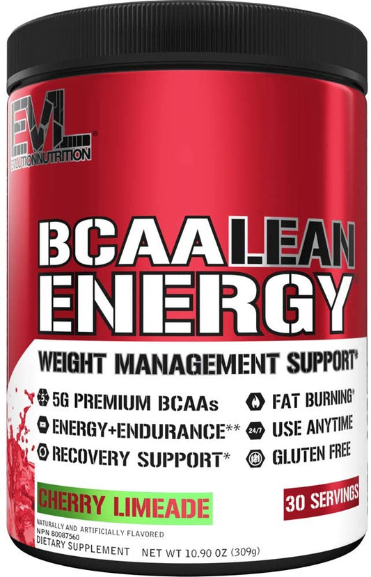 EVLution Nutrition BCAA Lean Energy, Cherry Limeade - 309g