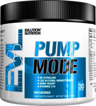 Evlution Nutrition PumpMode Powder, Unflavoured - 198g