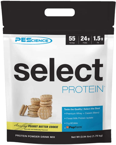 PEScience Select Protein, Amazing Peanut Butter Cookie - 1790g