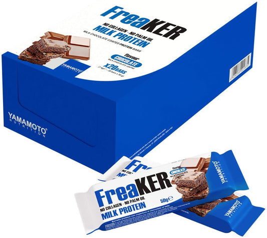 Yamamoto Nutrition FreaKER, Vanilla & Choco Brownie with Dark Chocolate Coating - 20 x 50g