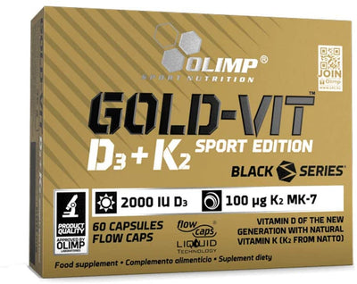 Olimp Nutrition Gold Vit D3 + K2 Sport Edition - 60 caps