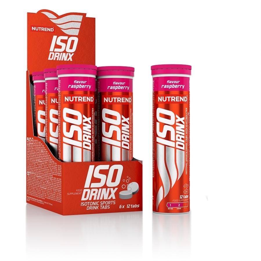 Nutrend IsoDrinx Tabs, Raspberry - 6 x 12 tablets