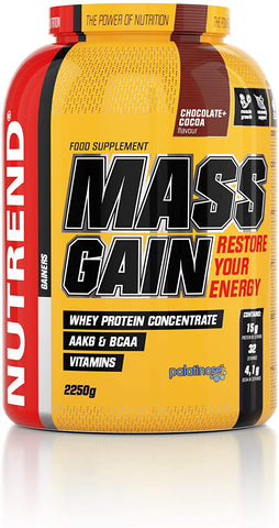 Nutrend Mass Gain, Chocolate + Cocoa - 2250g