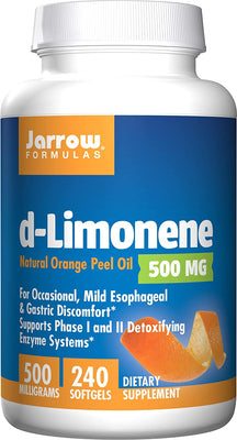Jarrow Formulas d-Limonene, 500mg - 240 softgels