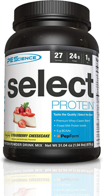 PEScience Select Protein, Strawberry Cheesecake - 878g