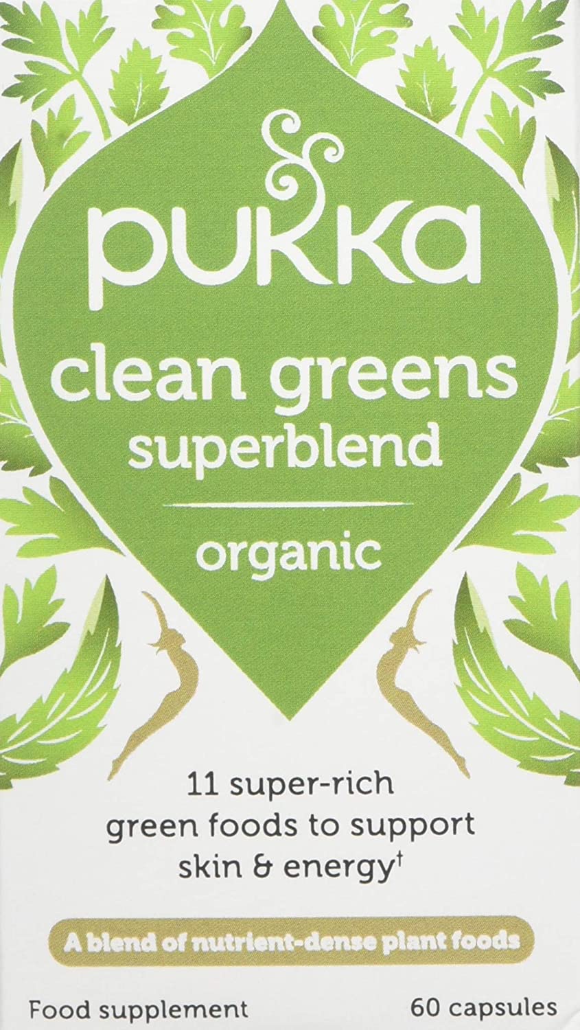 Pukka Herbs Cleansing - Organic Clean Greens 60 Veg Caps