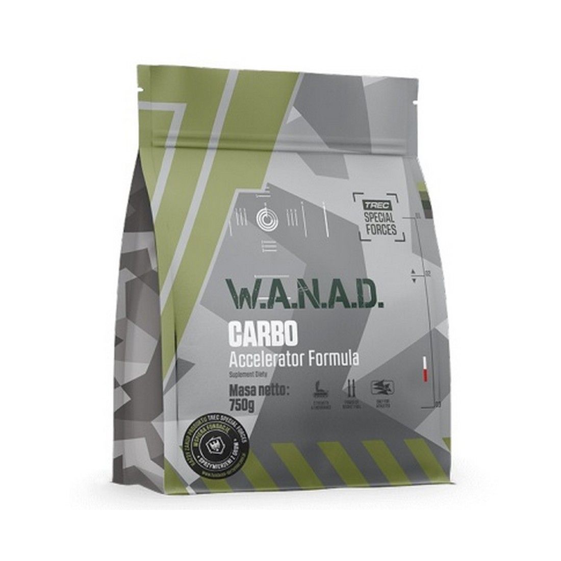Trec Nutrition W.A.N.A.D. Carbo Accelerator Formula, Melon - 750g