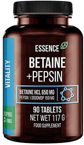 Essence Nutrition Betaine + Pepsin - 90 tablets