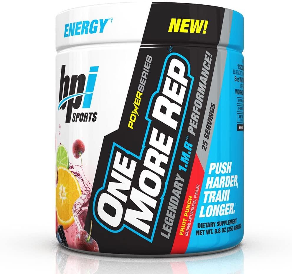 BPI Sports One More Rep, Fruit Punch - 250g