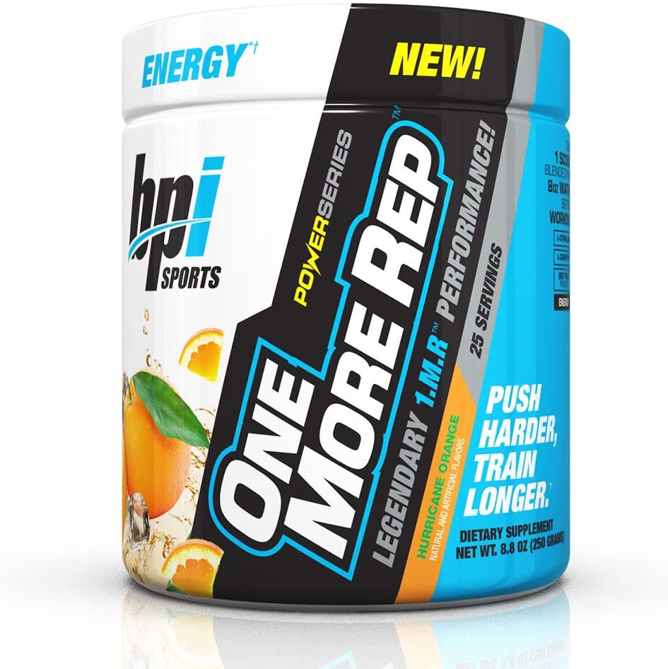 BPI Sports One More Rep, Hurricane Orange - 250g