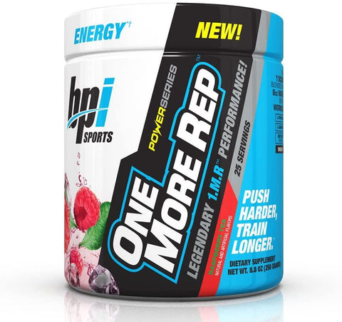 BPI Sports One More Rep, Raspberry Tea - 250g