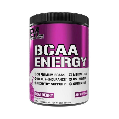 EVLution Nutrition BCAA Energy, Acai Berry - 291g