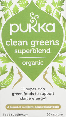 Pukka Herbs Cleansing - Organic Clean Greens 60 Veg Caps