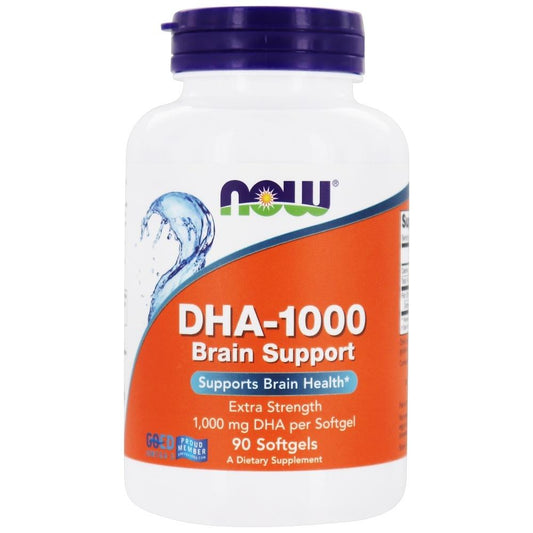 NOW Foods DHA-1000 Brain Support - 90 softgels