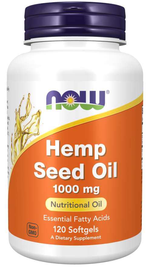 NOW Foods Hemp Seed Oil, 1000mg - 120 softgels