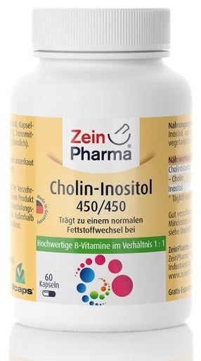 Zein Pharma Choline-Inositol 450/450mg - 60 caps