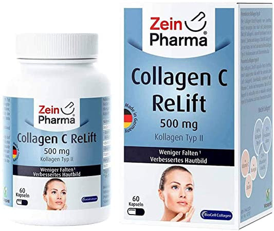 Zein Pharma Collagen C ReLift, 500mg - 60 caps