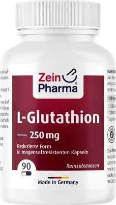 Zein Pharma L-Glutathione, 250mg - 90 caps