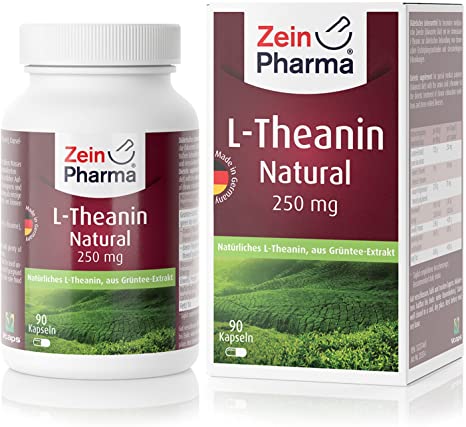 Zein Pharma L-Theanin Natural, 250mg - 90 caps