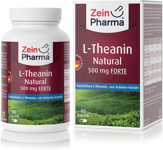 Zein Pharma L-Theanin Natural, 500mg - 90 caps