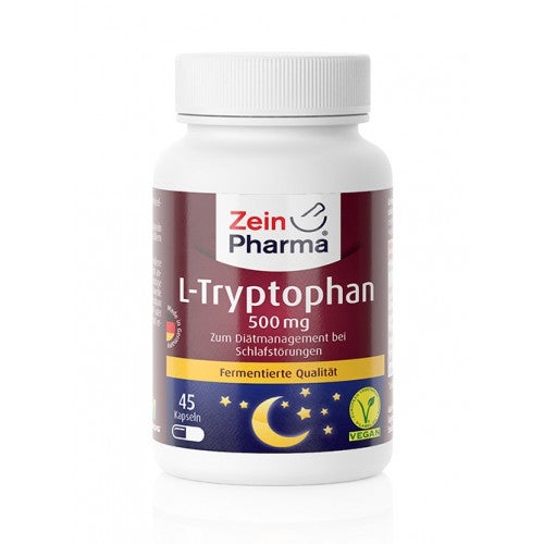 Zein Pharma L-Tryptophan, 500mg - 90 caps