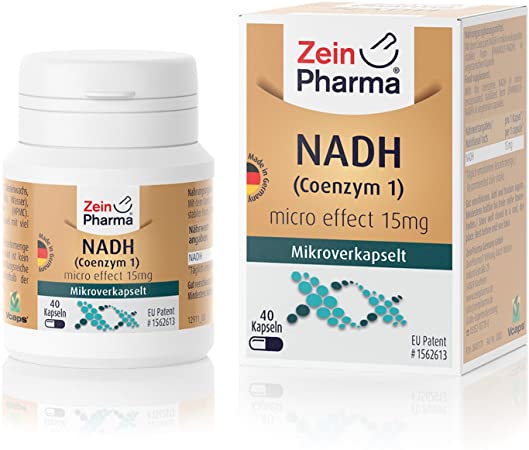 Zein Pharma NADH (Coenzyme 1), 15mg - 40 caps