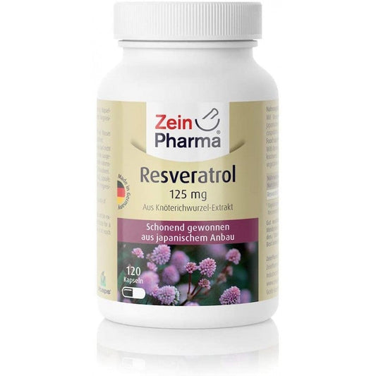 Zein Pharma Resveratrol, 125mg - 120 caps