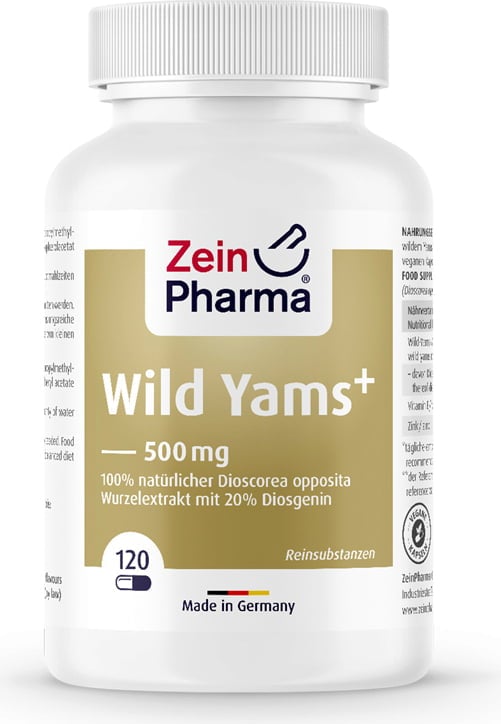 Zein Pharma Wild Yams Plus, 500mg - 120 caps