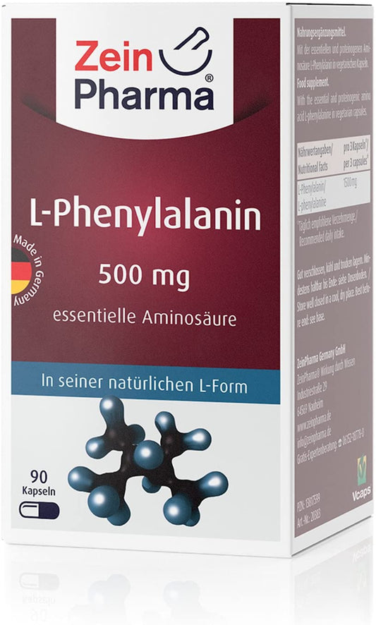 Zein Pharma L-Phenylalanine, 500mg - 90 caps