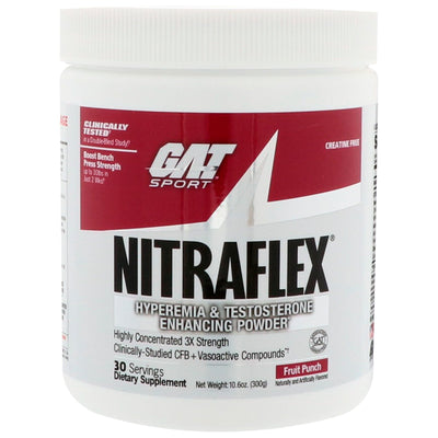 GAT Nitraflex, Fruit Punch - 300g