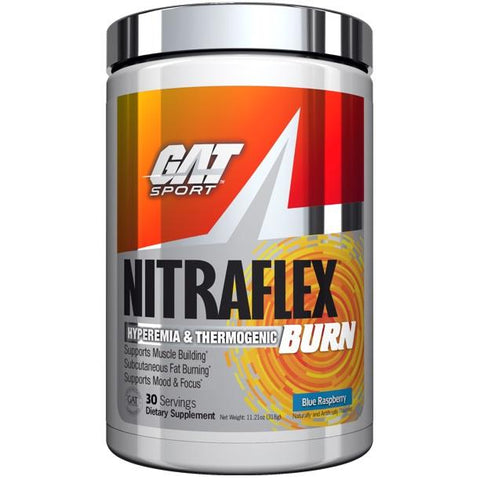 GAT Nitraflex Burn, Blue Raspberry - 318g