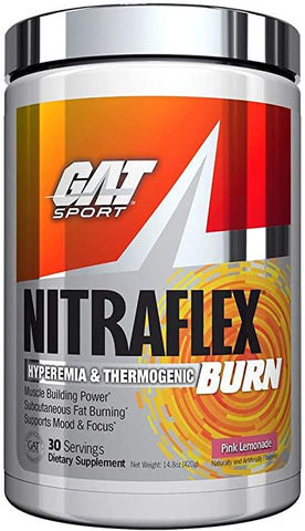 GAT Nitraflex Burn, Pink Lemonade - 318g