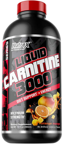 Nutrex Liquid Carnitine 3000, Orange Mango - 480 ml.