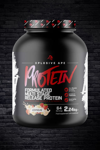 Xplosive Ape Protein, Strawberry And Banana Smoothie - 2240g