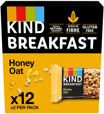 Kind Snacks Breakfast Bar, Honey Oat - 12 x 50g