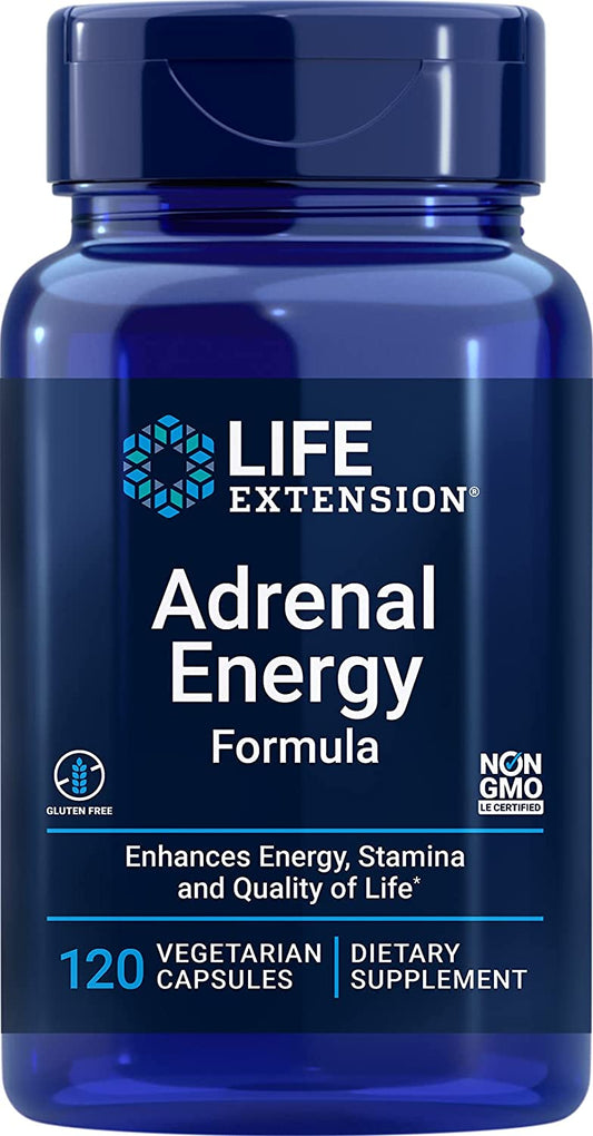 Life Extension Adrenal Energy Formula - 120 vcaps