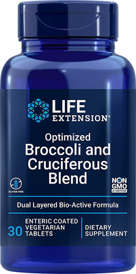 Life Extension Optimized Broccoli and Cruciferous Blend - 30 enteric coated tabs
