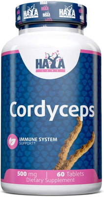 Haya Labs Cordyceps, 500mg - 60 tablets