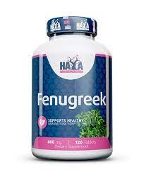 Haya Labs Fenugreek, 600mg - 120 tablets