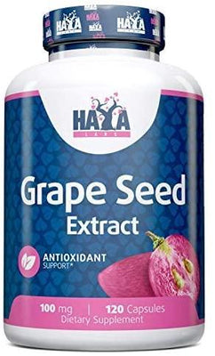 Haya Labs Grape Seed Extract, 100mg - 120 caps