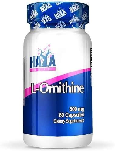 Haya Labs L-Ornithine, 500mg - 60 caps