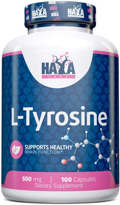 Haya Labs L-Tyrosine, 500mg - 100 caps