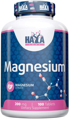 Haya Labs Magnesium Citrate, 200mg - 100 tablets
