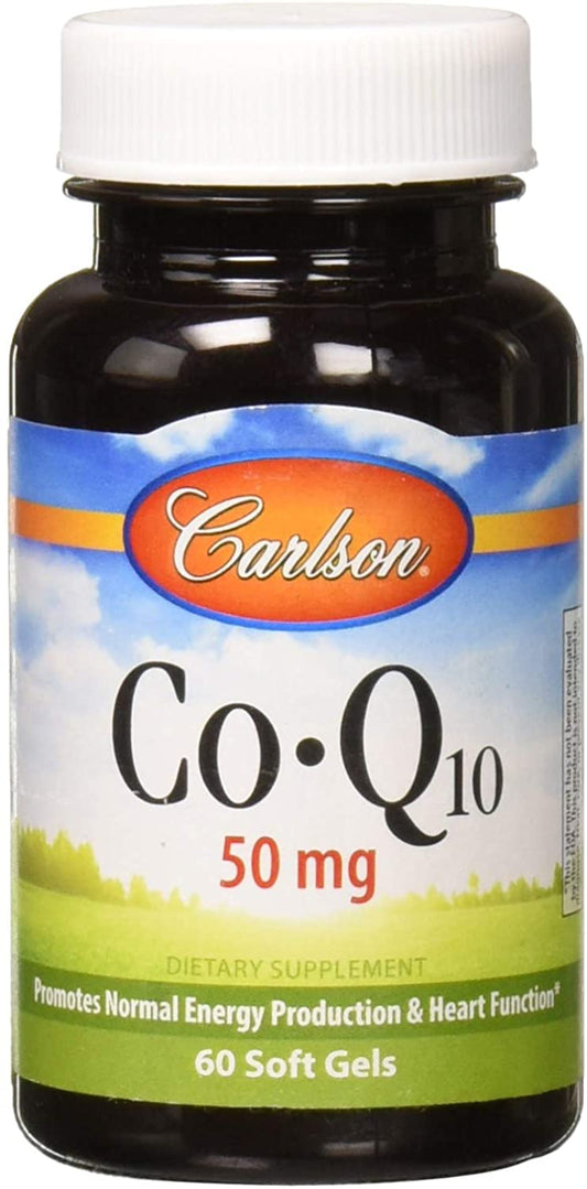 Carlson Labs Co-Q10, 50mg - 60 softgels