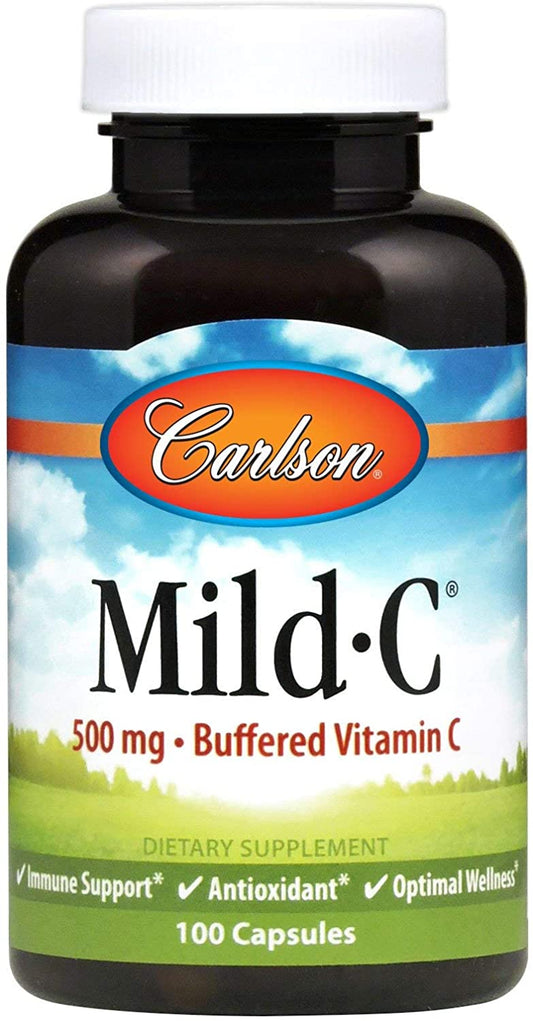 Carlson Labs Mild-C, 500mg - 100 caps