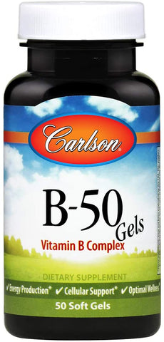 Carlson Labs B-50 Gels - 50 softgels