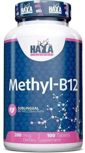 Haya Labs Methyl B12, 200mcg - 100 tablets