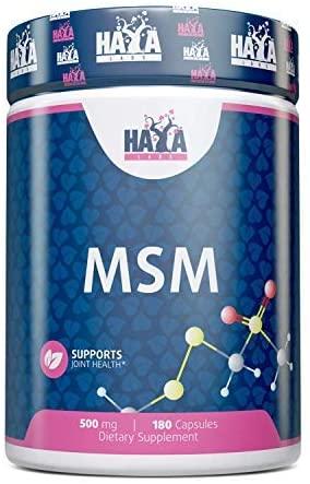 Haya Labs MSM, 500mg - 180 caps