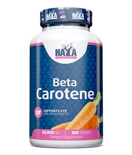 Haya Labs Natural Beta Carotene, 20000 IU - 100 tablets